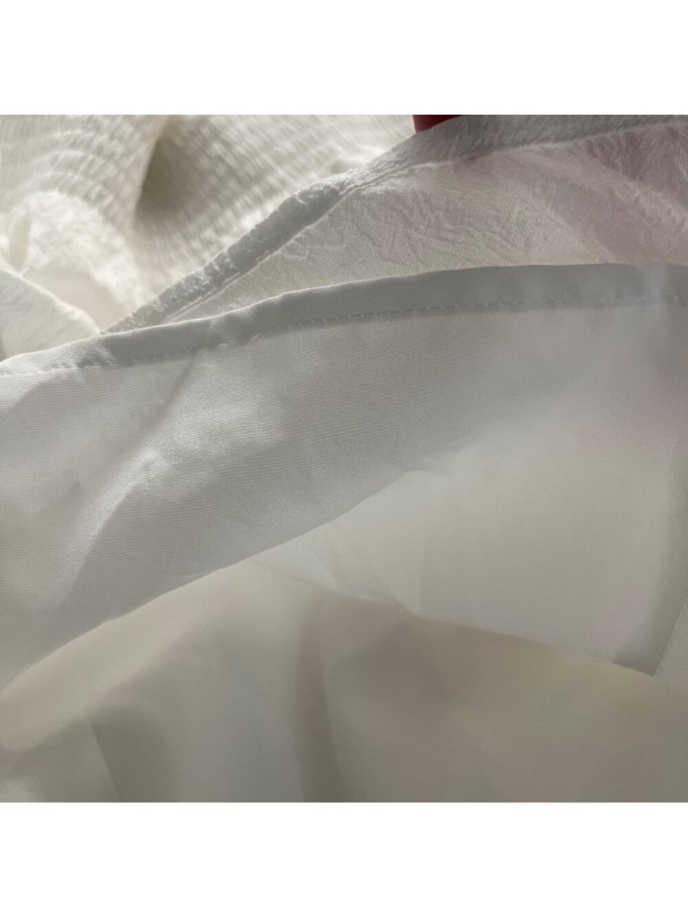 Nine West Women Boho Cottagecore Eyelet Tiered Skirt Size L White Boho Festival - Picture 9 of 11